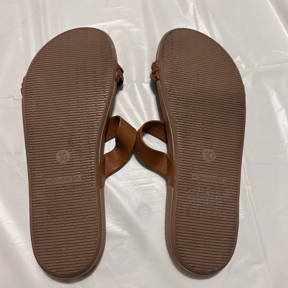 Like NEW Women’s Shade & Shore Dani Sandals size 10 - Picture 3 of 10